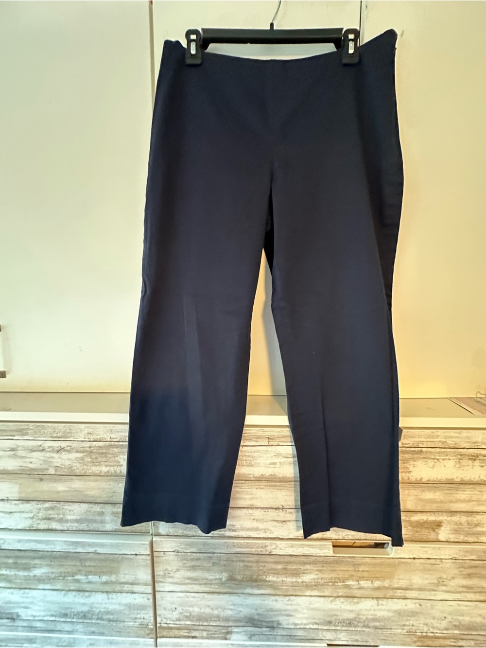 💙 Lauren Ralph Lauren Petite 12P Navy Side Zip Dress Pants Career Slacks